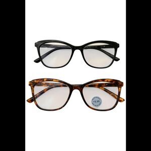 Prive Revaux 2-Pack Tuned In BlueLight Reading Glasses Black/Havana